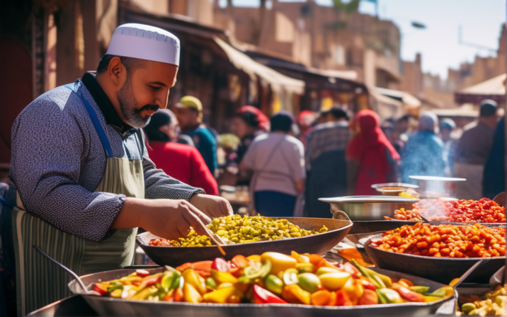 Vegetarian Street Food and Snacks in Morocco