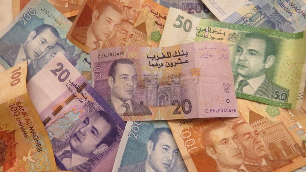 Changing Irish money to Moroccan Dirhams