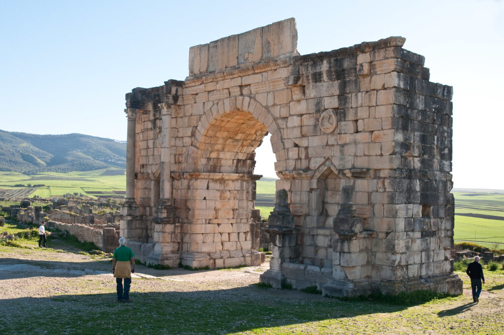 Volubilis roman ruins in Morocco, cost of travel