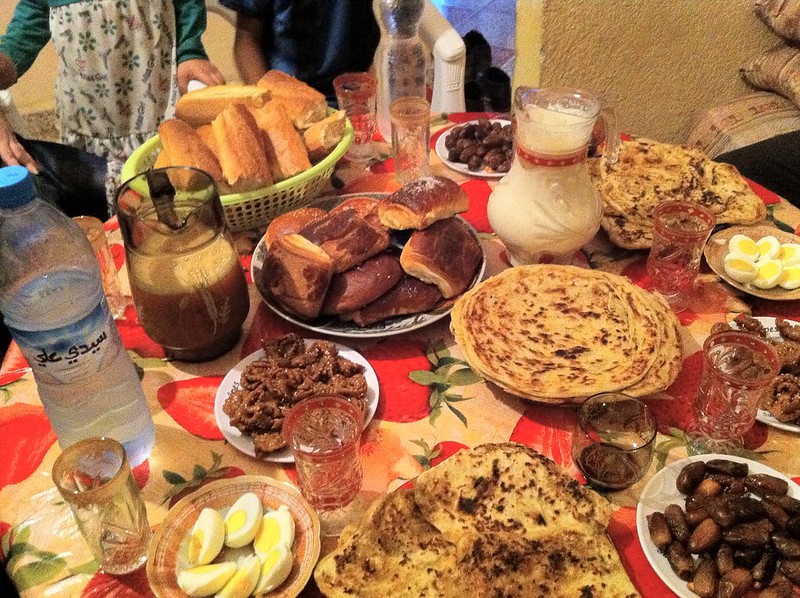 The food that Moroccans eat during Ramadan
