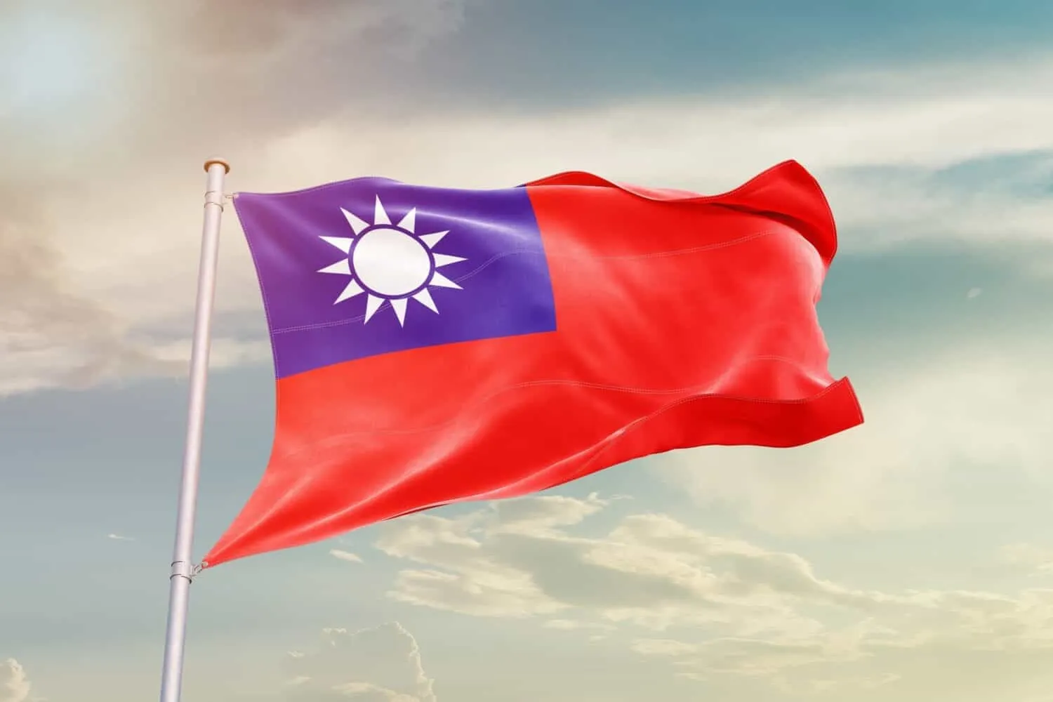 Bandiera taiwanese in relazione ai requisiti per il visto marocchino
