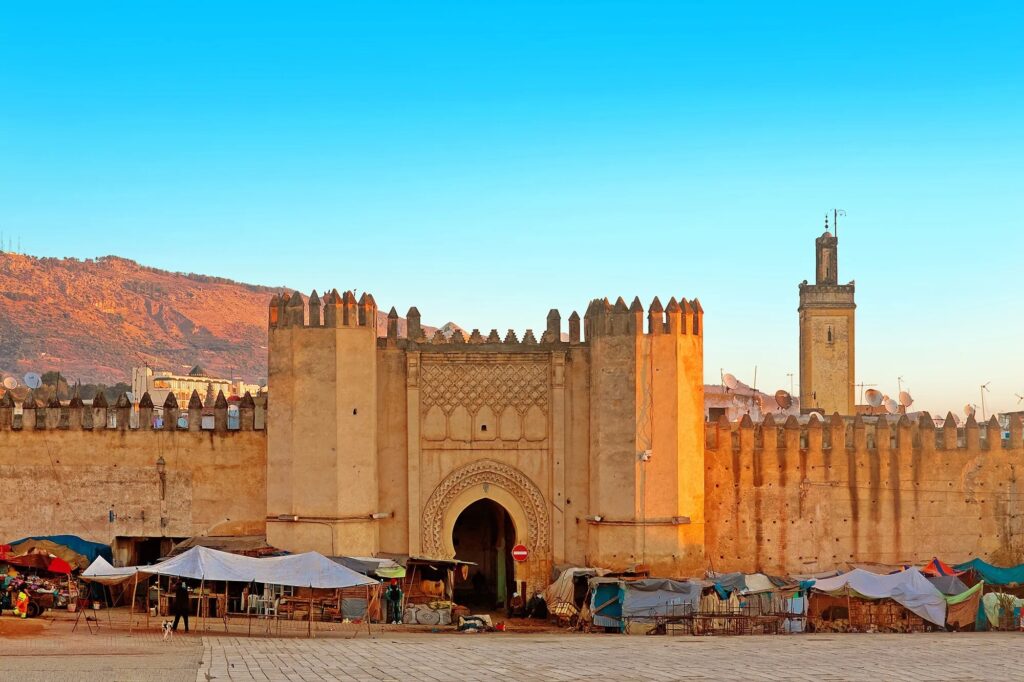 El castillo de la antigua Medina de Fez