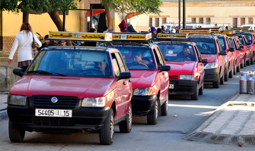 Il Petit Taxi in Marocco, un buon modo per spostarsi.