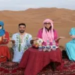 Happy clients during the 9 Day tour from Marrakech